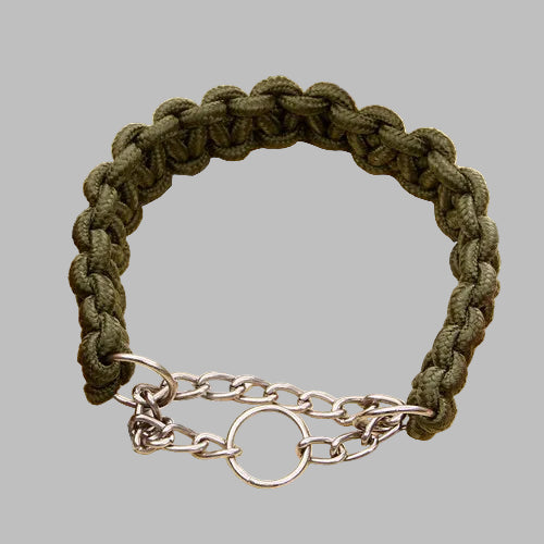 Heavy-Duty P Chain Dog Collar™ – Adjustable for Large Breeds