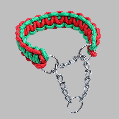 Heavy-Duty P Chain Dog Collar™ – Adjustable for Large Breeds