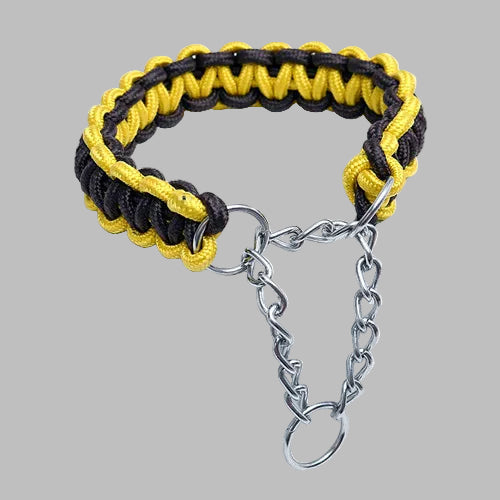 Heavy-Duty P Chain Dog Collar™ – Adjustable for Large Breeds