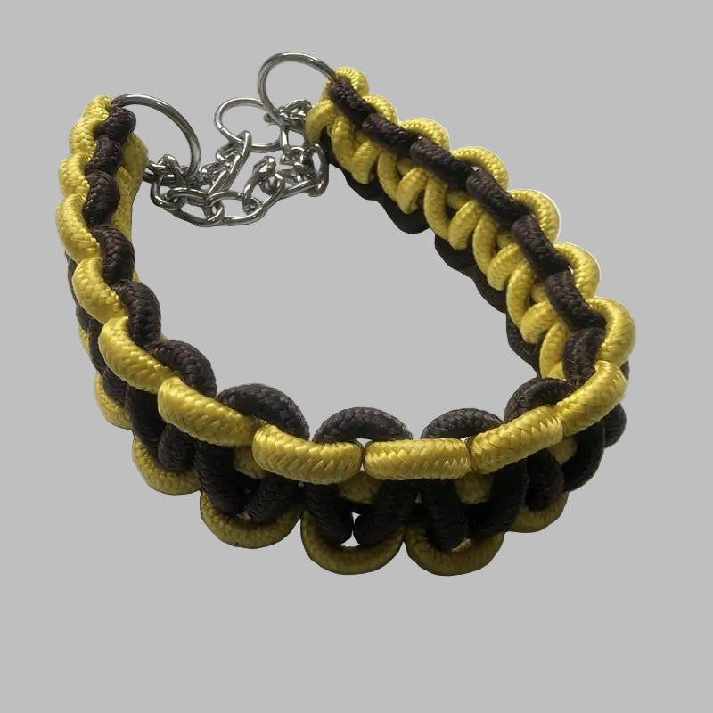 Heavy-Duty P Chain Dog Collar™ – Adjustable for Large Breeds