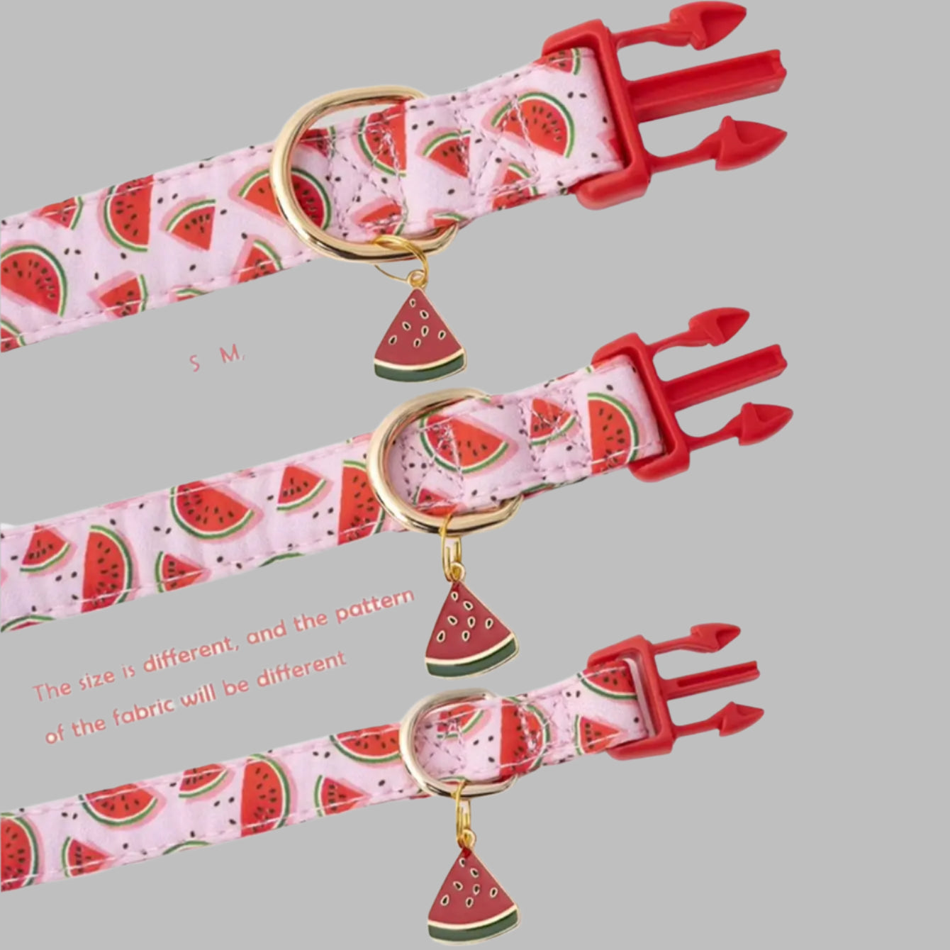 FruitBite™ Cute Pet Collar with Fruit Pendant for Cats & Puppies