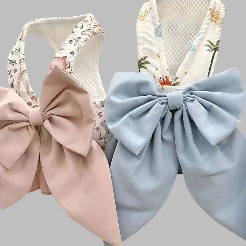 BowTale™ Adorable Dog Collar & Harness Set for Small Dogs