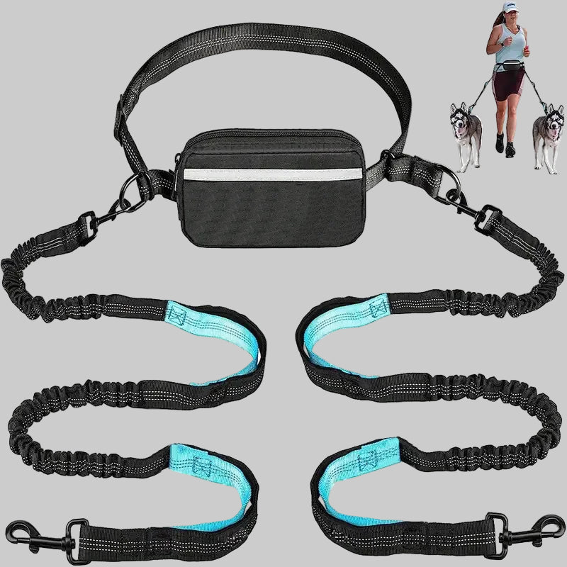 PawRun™ Hands-Free Dog Leash – Adjustable & Retractable