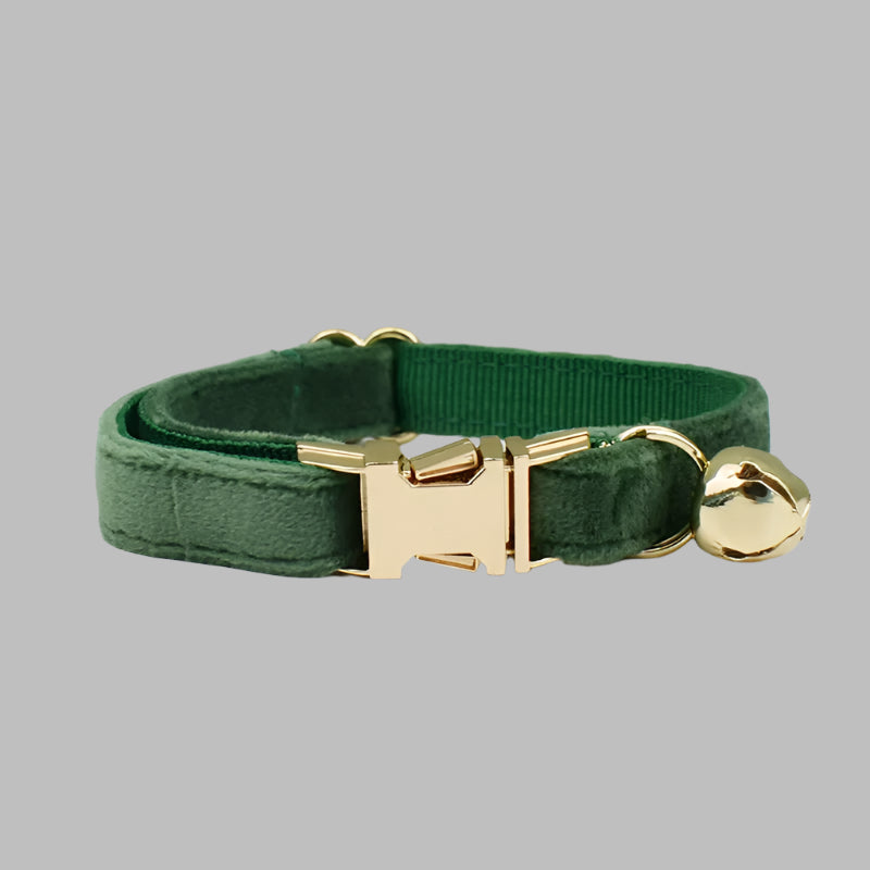 VelvetPaw™ Personalized Cat Collar with Bow & Bell