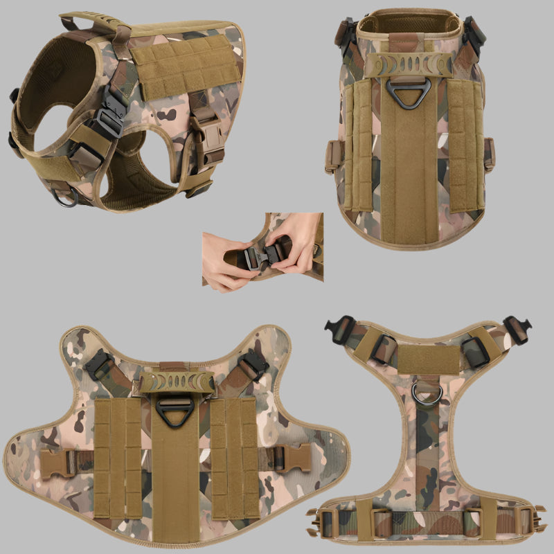 TactiPet™ Tactical Military Dog Harness & Leash Set