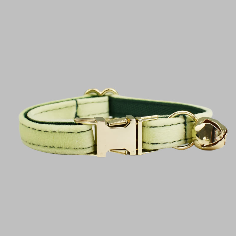 VelvetPaw™ Personalized Cat Collar with Bow & Bell
