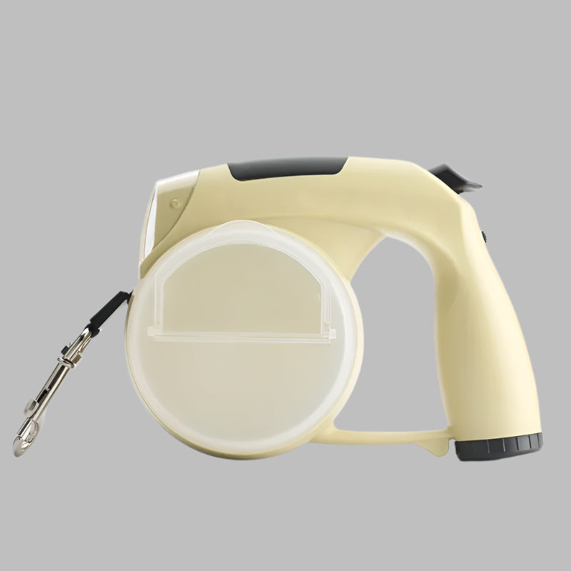 NightWalk™ Retractable Dog Leash with Light & Multi-Function Storage