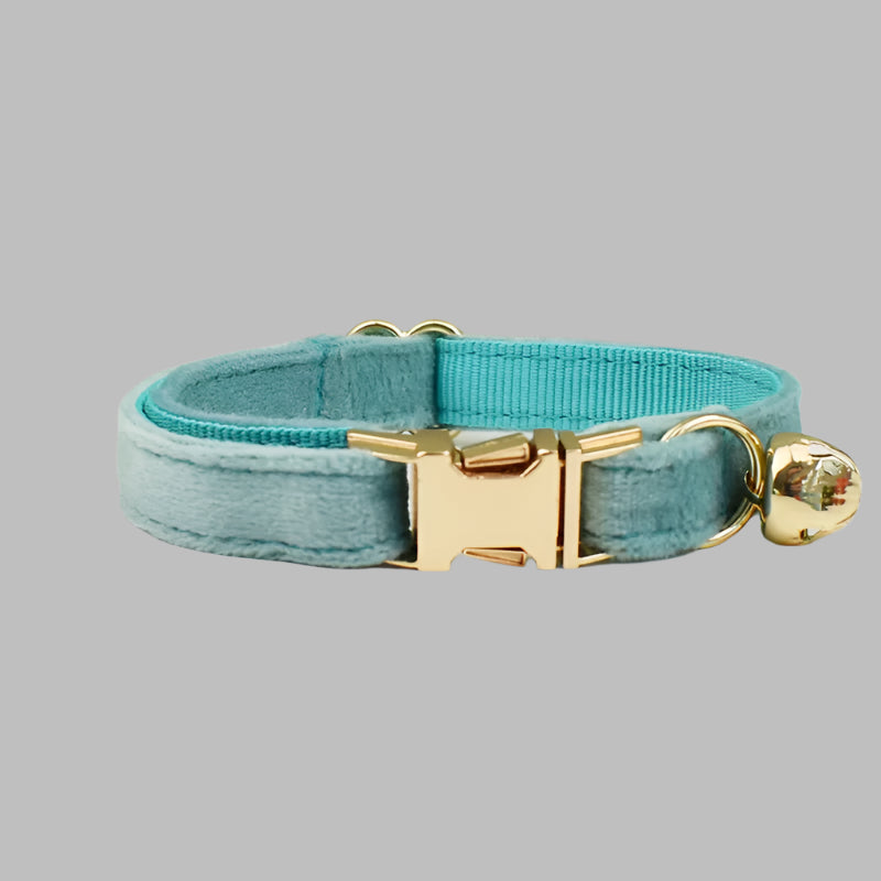 VelvetPaw™ Personalized Cat Collar with Bow & Bell