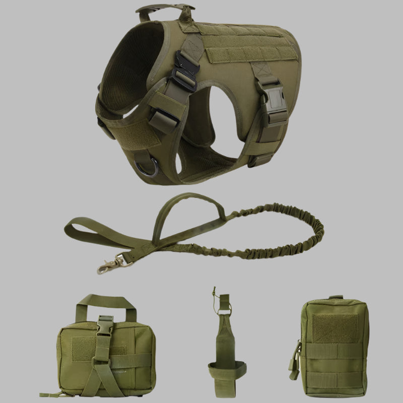 TactiPet™ Tactical Military Dog Harness & Leash Set