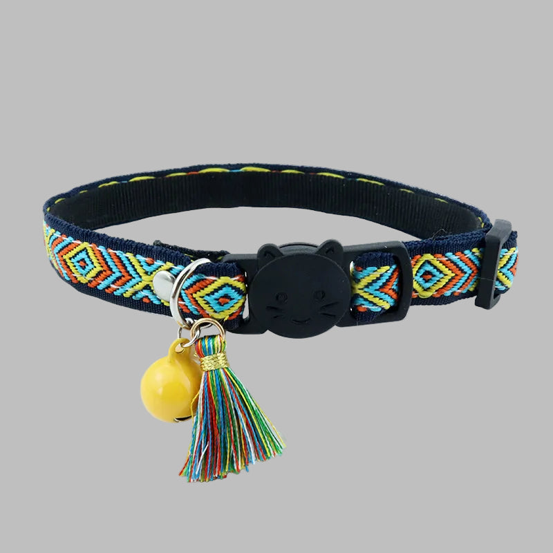Plaid Cat Collar™ – Embroidered with Bell