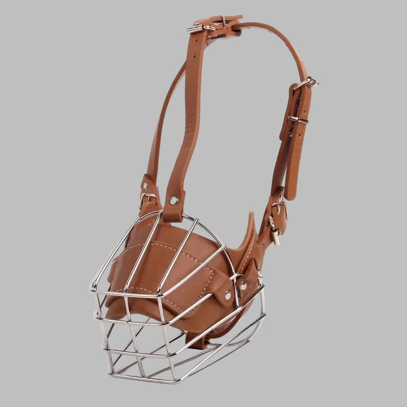 Metal Dog Muzzle™ – Anti-Bite Training