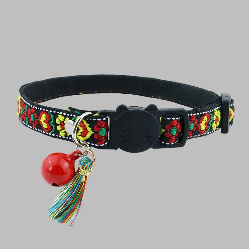 Plaid Cat Collar™ – Embroidered with Bell