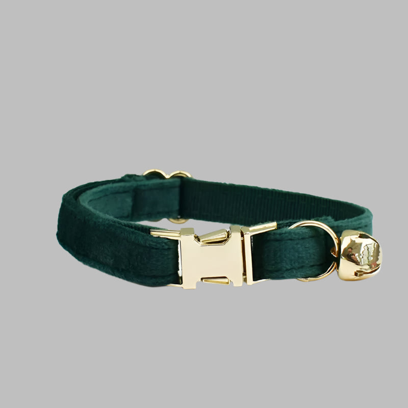 VelvetPaw™ Personalized Cat Collar with Bow & Bell
