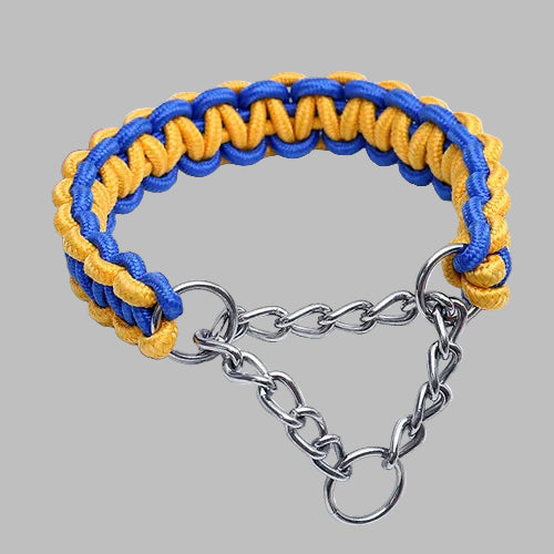 Heavy-Duty P Chain Dog Collar™ – Adjustable for Large Breeds