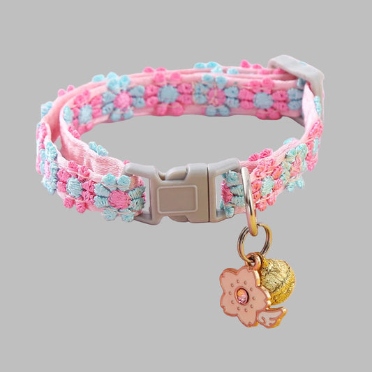 Rainbow Flower Cat Collar™ – Cute & Colorful