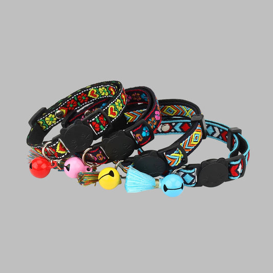 Plaid Cat Collar™ – Embroidered with Bell