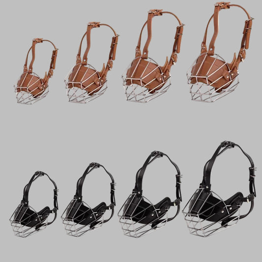 Metal Dog Muzzle™ – Anti-Bite Training