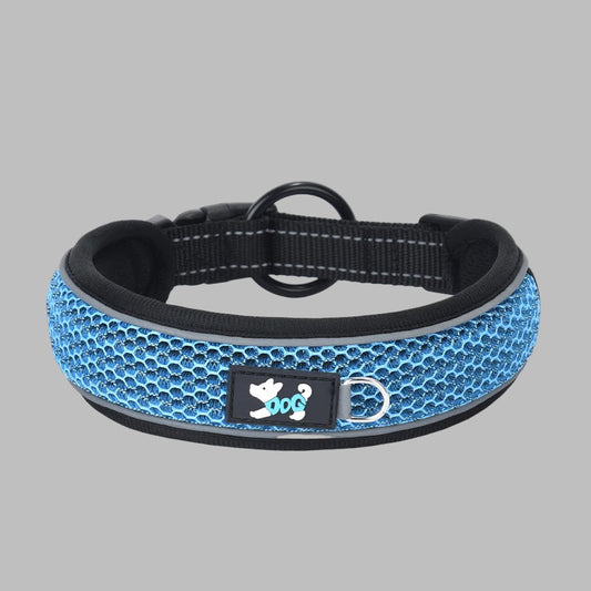 Reflective Mesh Dog Collar™ – Padded Comfort