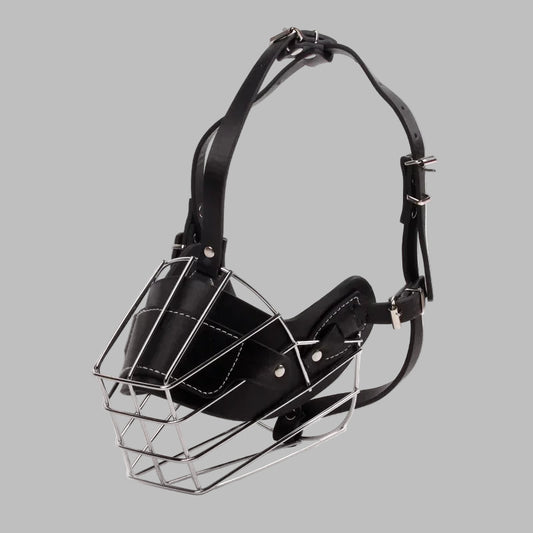 Metal Dog Muzzle™ – Anti-Bite Training