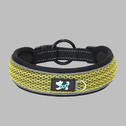 Reflective Mesh Dog Collar™ – Padded Comfort