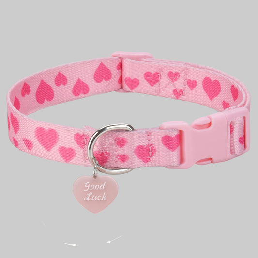 LovePrint™ Pet Collar – with Cute Pendant