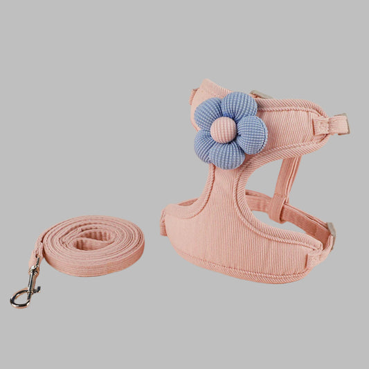 ComfyPaws™ Adjustable Pet Harness & Leash Set (for Cats & Small Dogs)