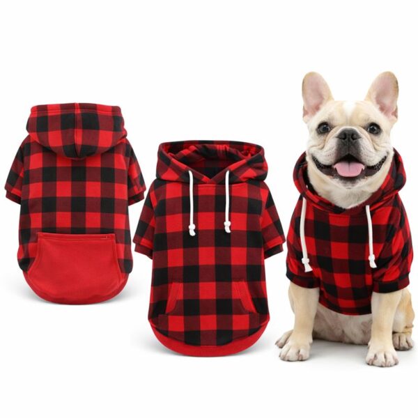 Reversible Plaid Dog Winter Vest